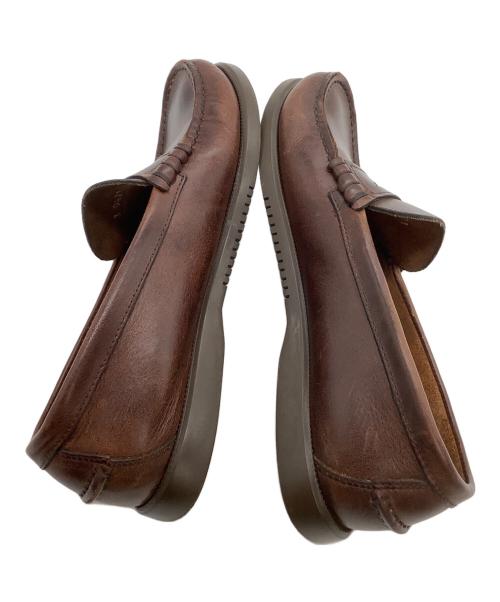 PARABOOT（パラブーツ）PARABOOT (パラブーツ) コインローファー ブラウン サイズ:3の古着・服飾アイテム