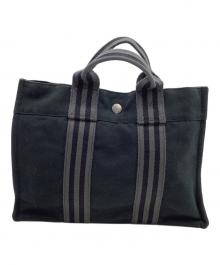 HERMES（エルメス）の古着「トートバッグ」｜ブラック×グレー