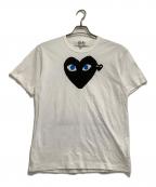 PLAY COMME des GARCONSプレイコムデギャルソン）の古着「半袖Tシャツ」｜ホワイト