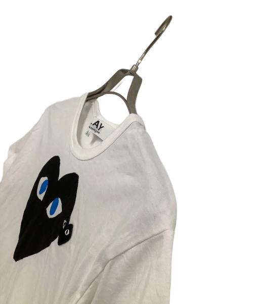 PLAY COMME des GARCONS（プレイコムデギャルソン）PLAY COMME des GARCONS (プレイコムデギャルソン) 半袖Tシャツ ホワイト サイズ:Lの古着・服飾アイテム