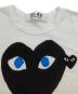 中古・古着 PLAY COMME des GARCONS (プレイコムデギャルソン) 半袖Tシャツ ホワイト サイズ:L：8000円