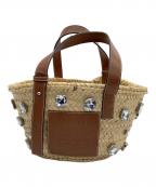 LOEWEロエベ）の古着「BUCKET BAG」｜ブラウン×ベージュ