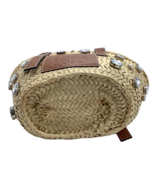 LOEWE（ロエベ）LOEWE (ロエベ) BUCKET BAG ブラウン×ベージュの古着・服飾アイテム