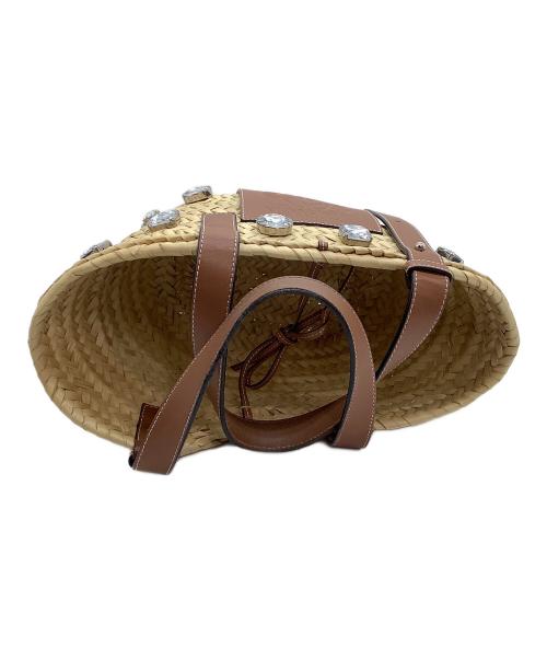 LOEWE（ロエベ）LOEWE (ロエベ) BUCKET BAG ブラウン×ベージュの古着・服飾アイテム