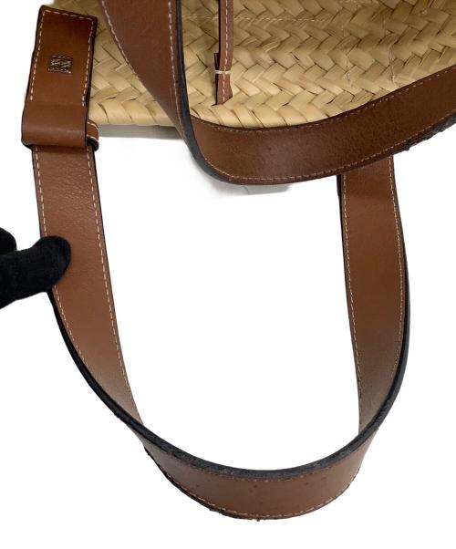 LOEWE（ロエベ）LOEWE (ロエベ) BUCKET BAG ブラウン×ベージュの古着・服飾アイテム