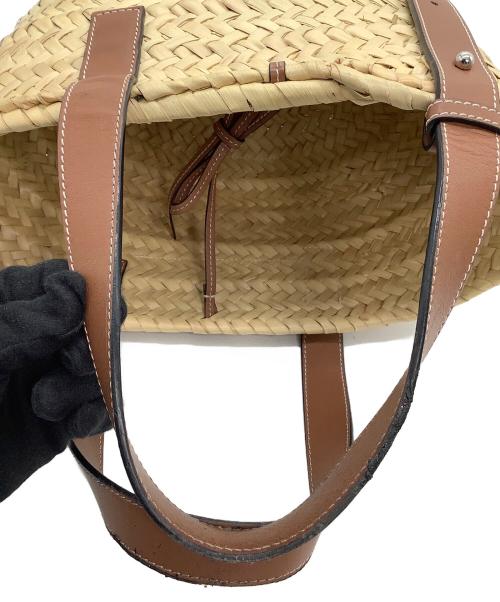 LOEWE（ロエベ）LOEWE (ロエベ) BUCKET BAG ブラウン×ベージュの古着・服飾アイテム
