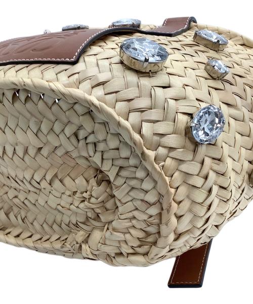 LOEWE（ロエベ）LOEWE (ロエベ) BUCKET BAG ブラウン×ベージュの古着・服飾アイテム