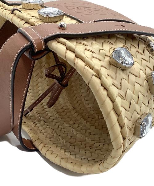 LOEWE（ロエベ）LOEWE (ロエベ) BUCKET BAG ブラウン×ベージュの古着・服飾アイテム