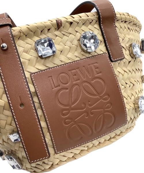 LOEWE（ロエベ）LOEWE (ロエベ) BUCKET BAG ブラウン×ベージュの古着・服飾アイテム