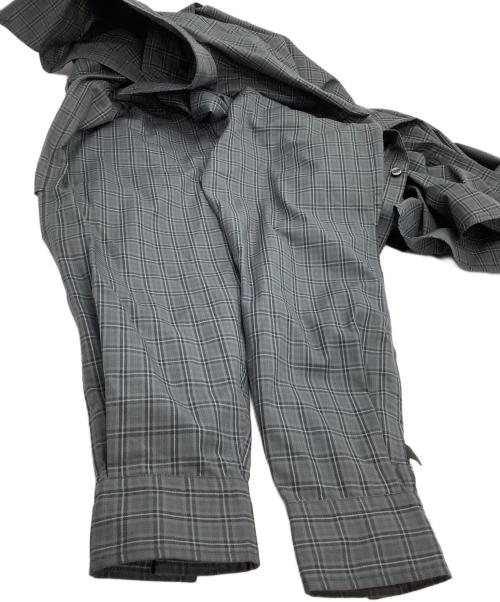 DAIWA（ダイワ）DAIWA (ダイワ) 長袖シャツ　チェック グレー サイズ:Mの古着・服飾アイテム