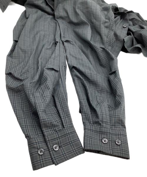 DAIWA（ダイワ）DAIWA (ダイワ) 長袖シャツ　チェック グレー サイズ:Mの古着・服飾アイテム