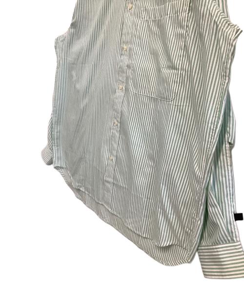 DAIWA（ダイワ）DAIWA (ダイワ) 長袖シャツ　ストライプ グリーン×ホワイト サイズ:Mの古着・服飾アイテム