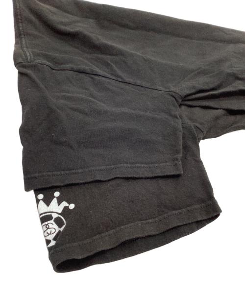 stussy（ステューシー）stussy (ステューシー) 半袖Tシャツ IT'S JUST A FRIENDLY GAME OF FOOTBALL ブラック サイズ:Mの古着・服飾アイテム