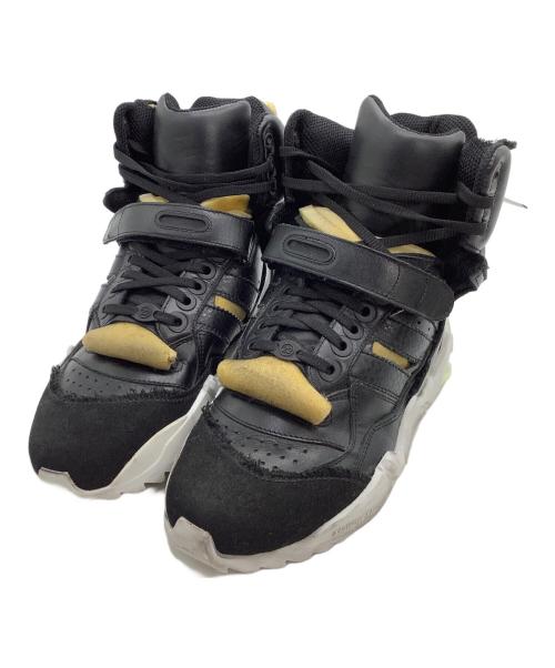 Maison Margiela（メゾンマルジェラ）Maison Margiela (メゾンマルジェラ) ハイカットスニーカー　レトロフィット ブラック サイズ:37の古着・服飾アイテム