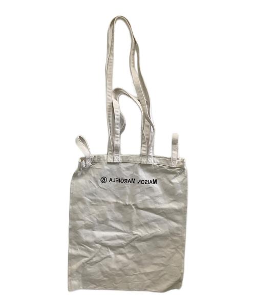 MM6 Maison Margiela（エムエムシックスメゾンマルジェラ）MM6 Maison Margiela (エムエムシックスメゾンマルジェラ) トートバッグ ホワイトの古着・服飾アイテム
