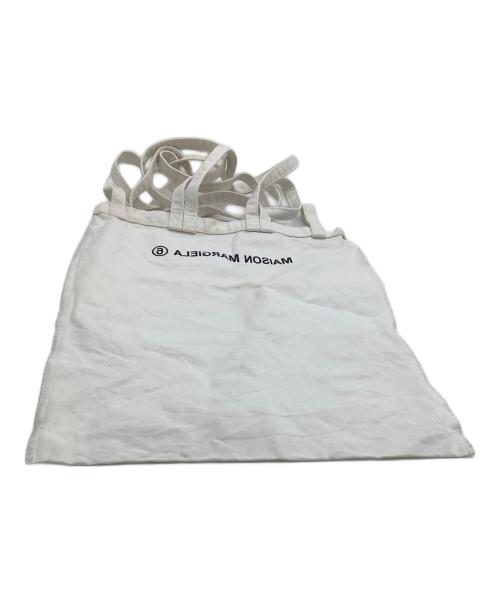 MM6 Maison Margiela（エムエムシックスメゾンマルジェラ）MM6 Maison Margiela (エムエムシックスメゾンマルジェラ) トートバッグ ホワイトの古着・服飾アイテム