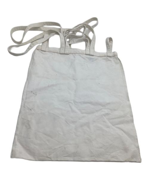MM6 Maison Margiela（エムエムシックスメゾンマルジェラ）MM6 Maison Margiela (エムエムシックスメゾンマルジェラ) トートバッグ ホワイトの古着・服飾アイテム