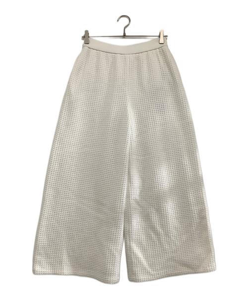 Rene（ルネ）Rene (ルネ) ワッフルパンツ ホワイト サイズ:36 未使用品の古着・服飾アイテム