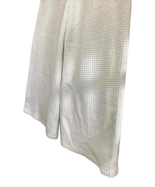 Rene（ルネ）Rene (ルネ) ワッフルパンツ ホワイト サイズ:36 未使用品の古着・服飾アイテム