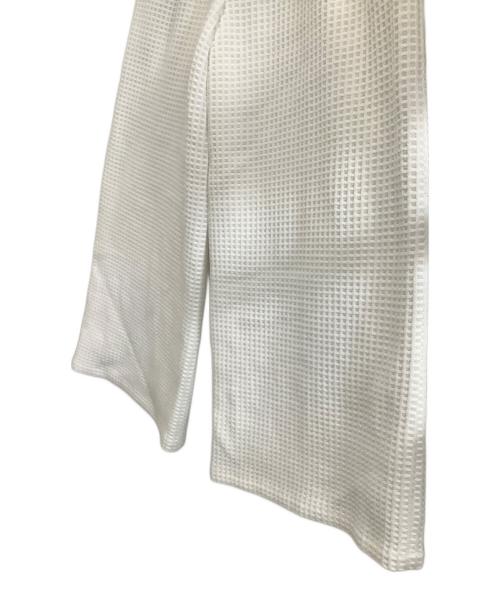 Rene（ルネ）Rene (ルネ) ワッフルパンツ ホワイト サイズ:36 未使用品の古着・服飾アイテム
