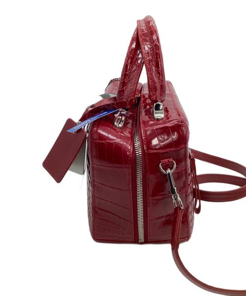 Pelley Lusso（ペレリールッソ）PELLEY LUSSO (ペレリールッソ) ハンドバッグ レッド 未使用品の古着・服飾アイテム