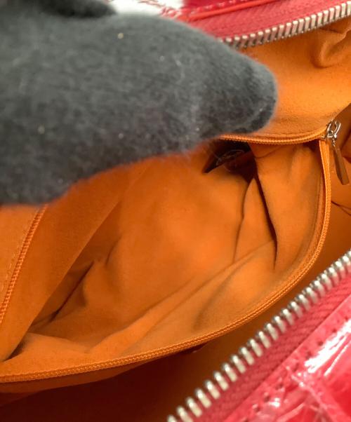 Pelley Lusso（ペレリールッソ）PELLEY LUSSO (ペレリールッソ) ハンドバッグ レッド 未使用品の古着・服飾アイテム