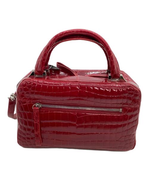 Pelley Lusso（ペレリールッソ）PELLEY LUSSO (ペレリールッソ) ハンドバッグ レッド 未使用品の古着・服飾アイテム