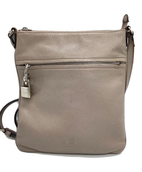 LOEWE（ロエベ）LOEWE (ロエベ) ショルダーバッグ  アナグラム グレーの古着・服飾アイテム