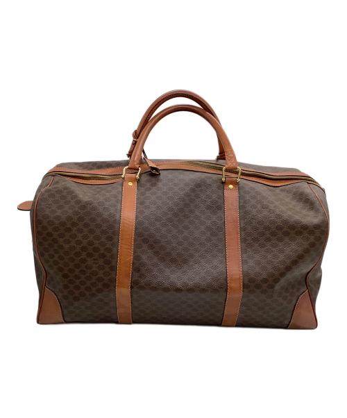 CELINE（セリーヌ）CELINE (セリーヌ) ボストンバッグ　マカダム ブラウンの古着・服飾アイテム