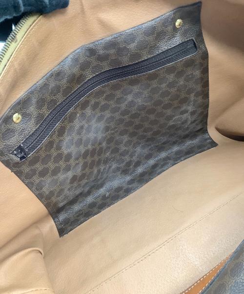CELINE（セリーヌ）CELINE (セリーヌ) ボストンバッグ　マカダム ブラウンの古着・服飾アイテム