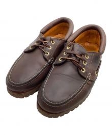 Timberland（ティンバーランド）の古着「レースアップシューズ　3eye」｜ブラウン