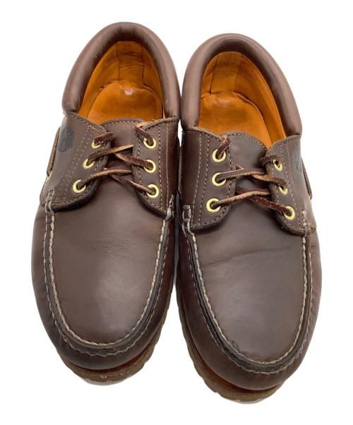 Timberland（ティンバーランド）Timberland (ティンバーランド) レースアップシューズ　3eye ブラウン サイズ: 7Wの古着・服飾アイテム