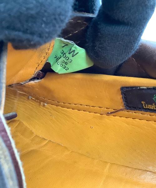 Timberland（ティンバーランド）Timberland (ティンバーランド) レースアップシューズ　3eye ブラウン サイズ: 7Wの古着・服飾アイテム
