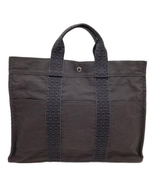 HERMES（エルメス）HERMES (エルメス) ハンドバッグ　エールライン グレーの古着・服飾アイテム