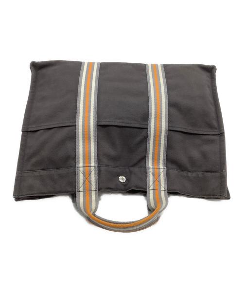 HERMES（エルメス）HERMES (エルメス) ハンドバッグ フールトゥ グレー×オレンジの古着・服飾アイテム