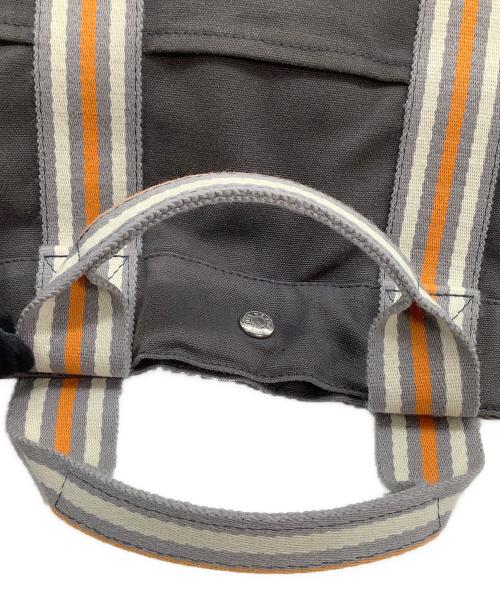 HERMES（エルメス）HERMES (エルメス) ハンドバッグ フールトゥ グレー×オレンジの古着・服飾アイテム