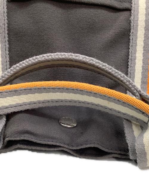 HERMES（エルメス）HERMES (エルメス) ハンドバッグ フールトゥ グレー×オレンジの古着・服飾アイテム