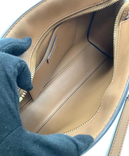 MICHAEL KORS（マイケルコース）MICHAEL KORS (マイケルコース) チェーンショルダーバッグ ブラウン×ベージュの古着・服飾アイテム