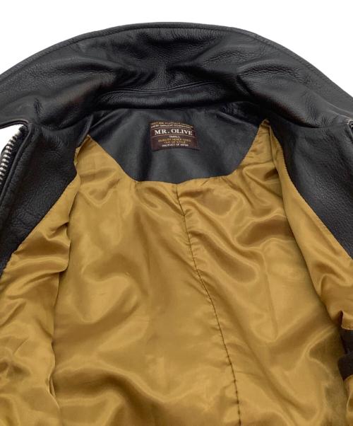 MR.OLIVE（ミスターオリーブ）MR.OLIVE (ミスターオリーブ) レザージャケット ブラック サイズ:Sの古着・服飾アイテム