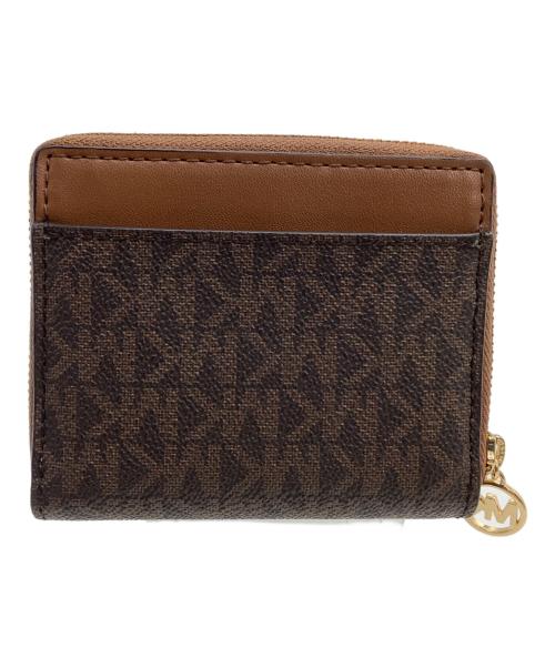 MICHAEL KORS（マイケルコース）MICHAEL KORS (マイケルコース) 2つ折り財布 ブラウンの古着・服飾アイテム