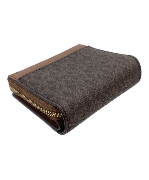 MICHAEL KORS（マイケルコース）MICHAEL KORS (マイケルコース) 2つ折り財布 ブラウンの古着・服飾アイテム