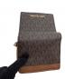 中古・古着 MICHAEL KORS (マイケルコース) 2つ折り財布 ブラウン：6000円