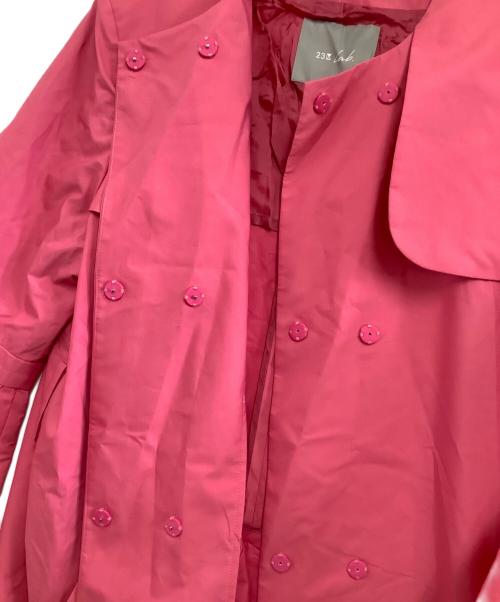 23区 lab（ニジュウサンクラボ）23区 lab (ニジュウサンクラボ) トレンチコート ピンク サイズ:38の古着・服飾アイテム