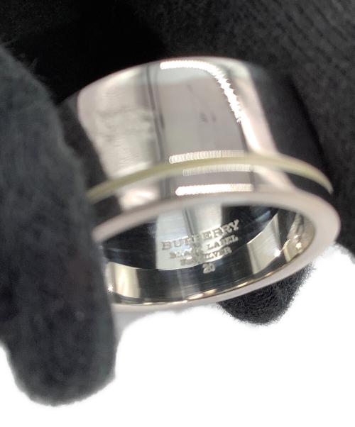 BURBERRY BLACK LABEL（バーバリーブラックレーベル）BURBERRY BLACK LABEL (バーバリーブラックレーベル) シルバーリング サイズ:20の古着・服飾アイテム