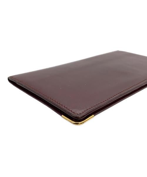 Cartier（カルティエ）Cartier (カルティエ) 札入れ　マストライン ボルドーの古着・服飾アイテム