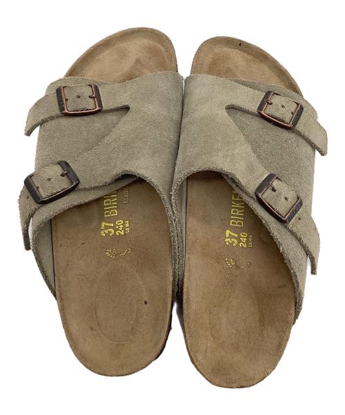 BIRKENSTOCK（ビルケンシュトック）BIRKENSTOCK (ビルケンシュトック) サンダル チューリッヒ ベージュ サイズ:24の古着・服飾アイテム