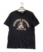 Hysteric Glamourヒステリックグラマー）の古着「半袖Tシャツ」｜ブラック