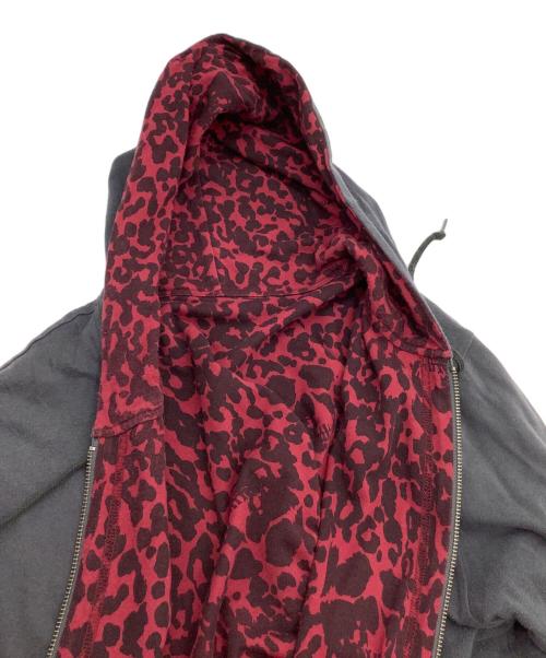 Hysteric Glamour（ヒステリックグラマー）Hysteric Glamour (ヒステリックグラマー) ジップパーカー グレー サイズ:Lの古着・服飾アイテム