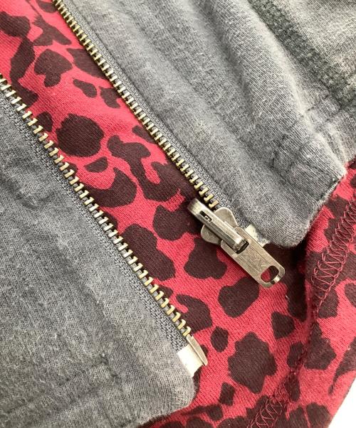 Hysteric Glamour（ヒステリックグラマー）Hysteric Glamour (ヒステリックグラマー) ジップパーカー グレー サイズ:Lの古着・服飾アイテム