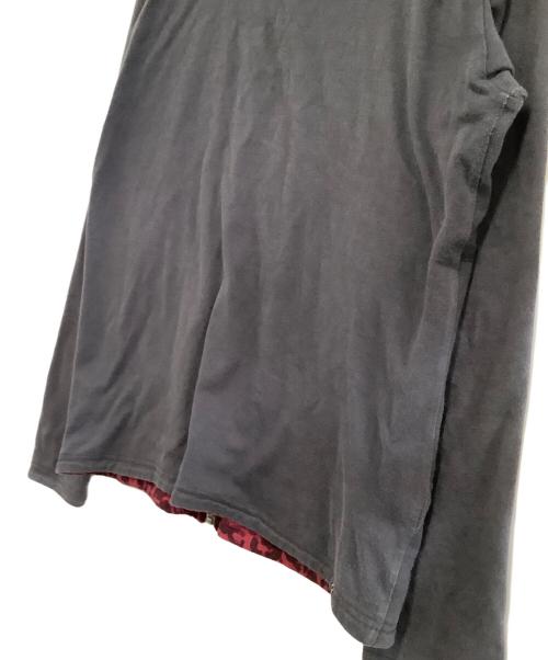 Hysteric Glamour（ヒステリックグラマー）Hysteric Glamour (ヒステリックグラマー) ジップパーカー グレー サイズ:Lの古着・服飾アイテム